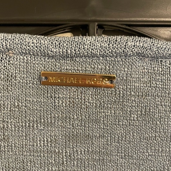 MICHAEL Michael Kors womens open front blue cardigan - Picture 4 of 6